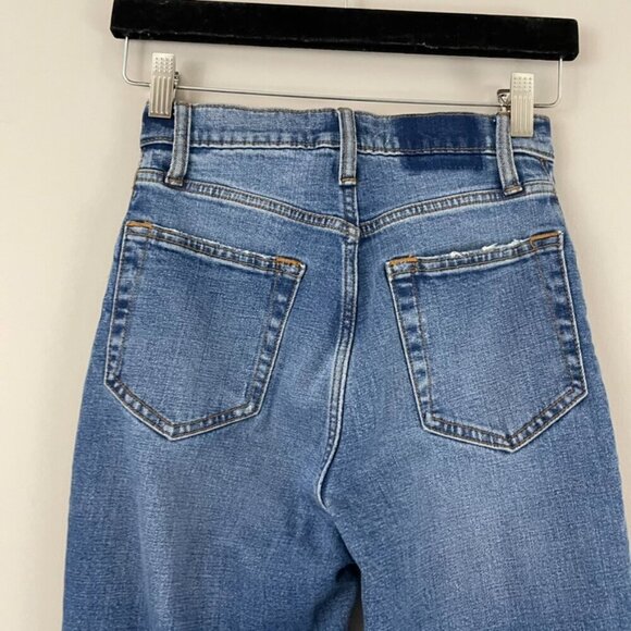 Abercrombie & Fitch Ultra High Rise The Ankle Straight Jeans Size 24 Long - Picture 6 of 6